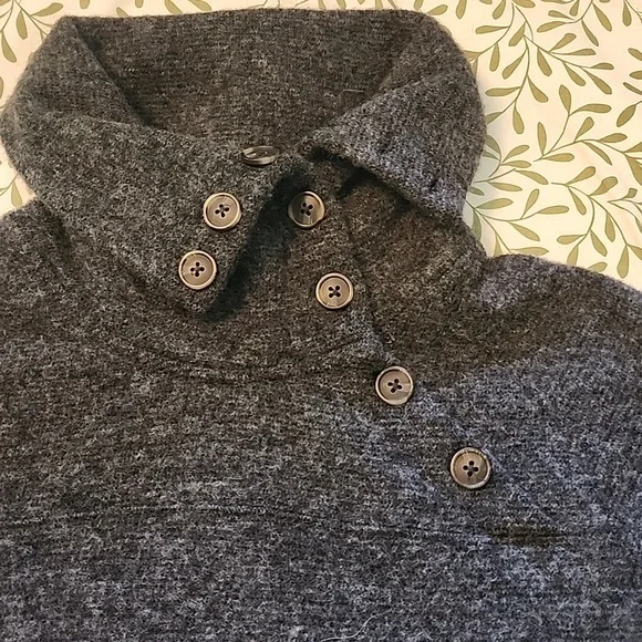 Merrell Wool Pullover Sweater - Size M Charcoal Grey - Picture 6 of 6